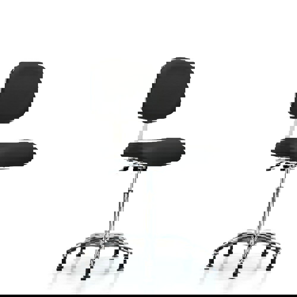 Task Chair: Vinyl, Black